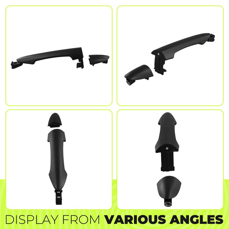 Exterior Door Handle For Kia Picanto 2011-2016 Outside Door Handle Black Rear Right