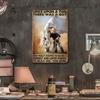 Vintage Metal Sign Old West Cowboy Wall Decor Garage