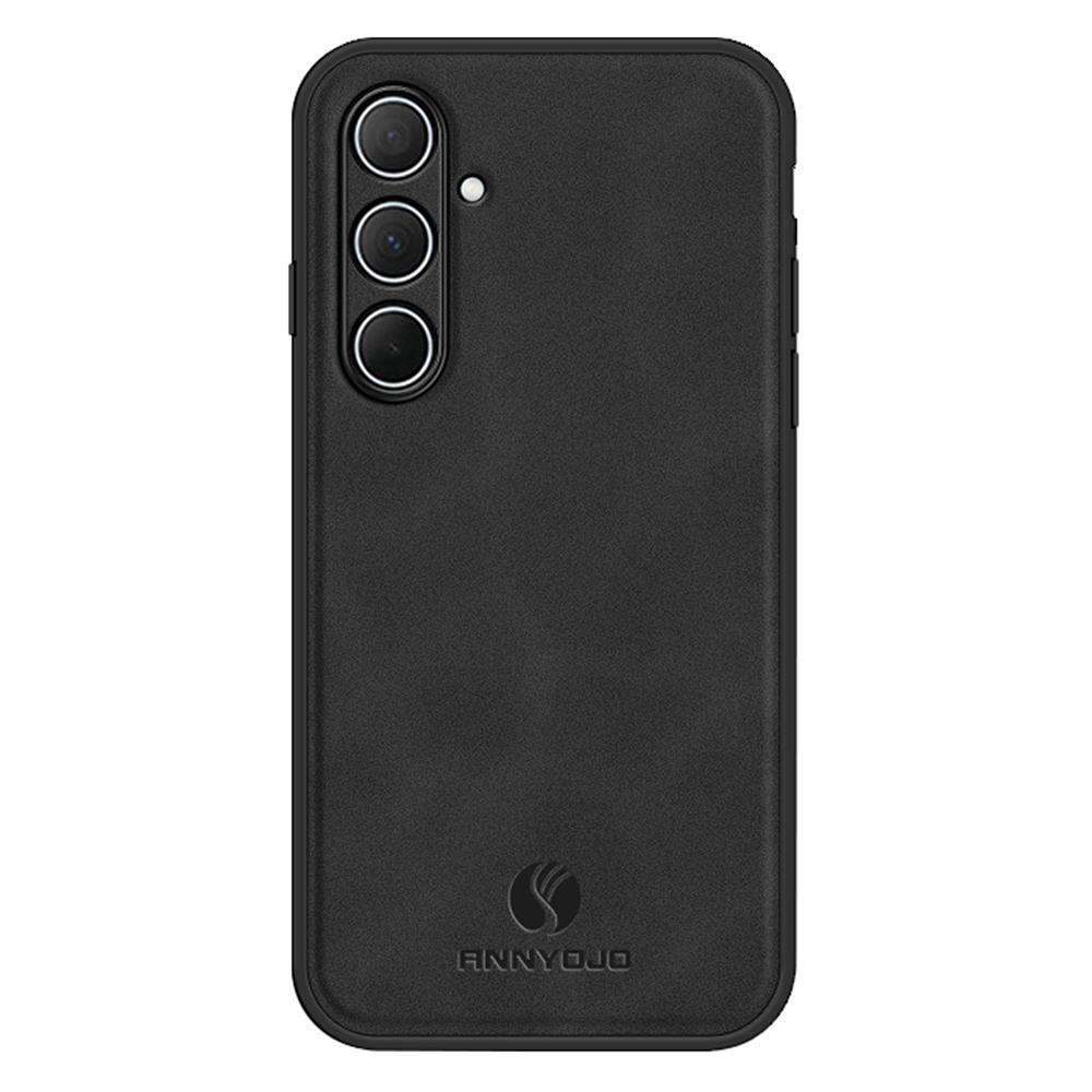 ANNYOJO For Samsung Galaxy A56 5G Case PU Leather+PC+TPU Anti Drop Phone Back Cover