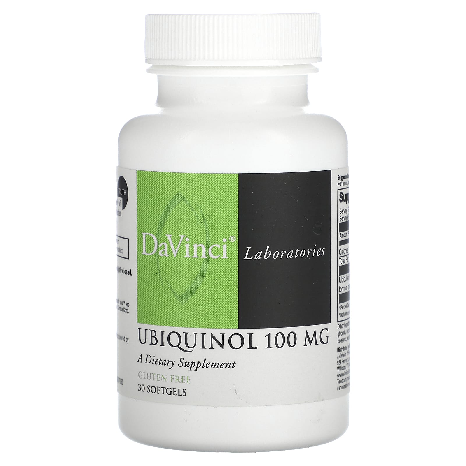 

Ubiquinol, 100 mg, 30 softgels