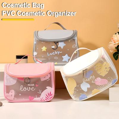 Cosmetic Bag Waterproof Portable Travel Storage Pouch Transparent Toiletry Organizer Bag for Vacation Bathroom