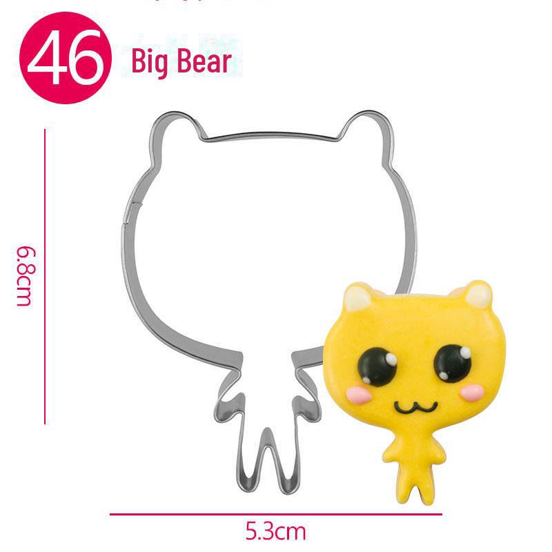 

Набор форм для печенья и помадки из нержавеющей стали - дизайны слона и жирафа