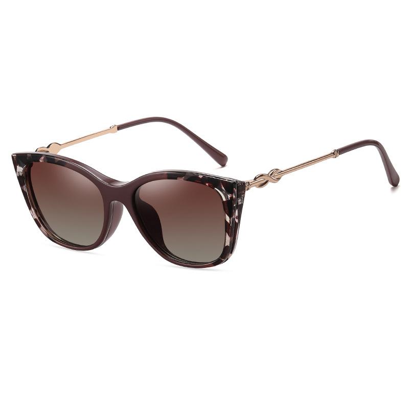 TR90 Lightweight Material Stylish Women's Cat Eye Blue Light Glasses with Custom Myopia Prescription Lens for Reading Glasses