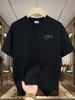 Men's Summer 100 Cotton Fashionable Casual Loose Harajuku Shark Pattern Printed Sports Round Neck Short Sleeved T-shirt Top