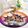 Supernatural Round Area Rug,Carpet Rug for Living Room Bedroom Sofa Playroom Decor,Non-slip Floor Mat