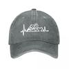 Cap Medical Heartbeat Outdoor  New Vintage Washed Cotton Baseball Cap Parent Kids Sun Hats