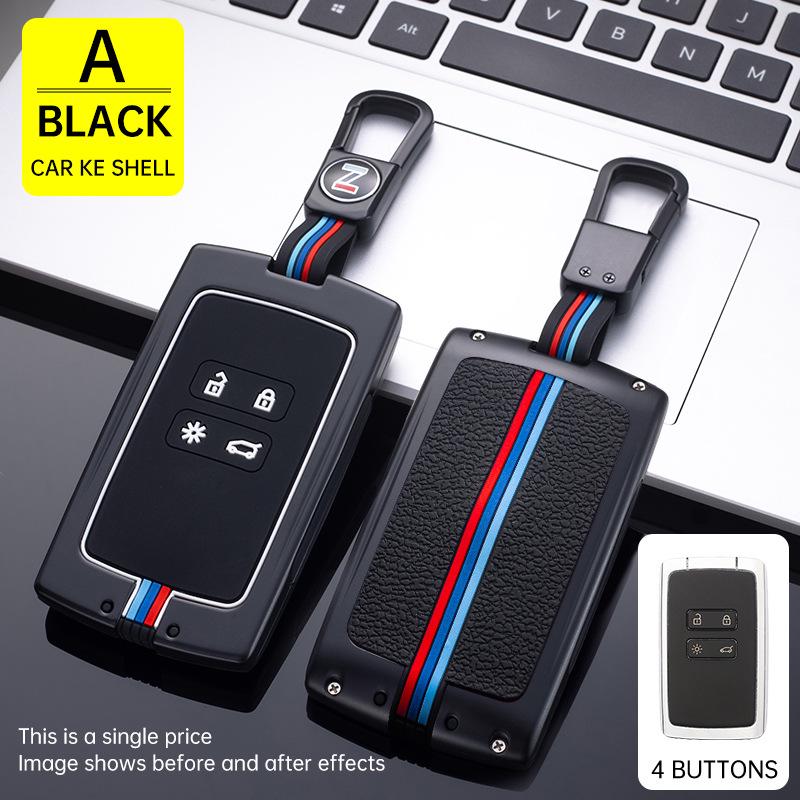 Renault Key Cover for Koleos, Captur, Fluence, Scenic, Latitude, and Megane - Remote Control Card Shell.