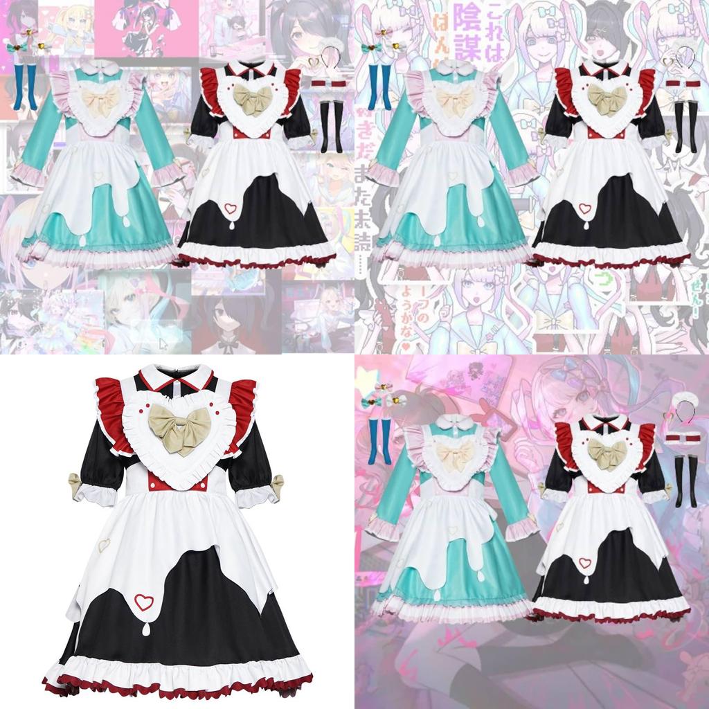 Cute And Sweet Anime Maid Costume For Cosplay And Stage Shows