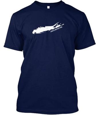 Ja, es ist ein Long Island T-Shirt Hergestellt in den USA Größe S bis 5XL