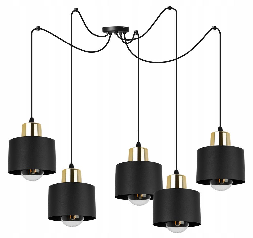 MODERN CEILING HANGING LAMP BLACK LED LAMP