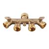 Hose Splitter 4 Way Water Tap Hose Connectors Distributor Garden Water Splitter NPT 3Celsius4