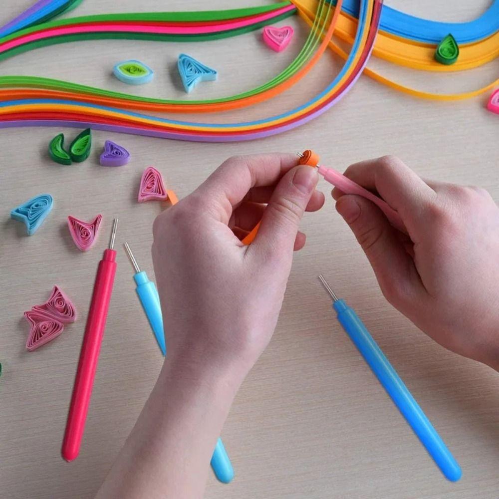 12PCS Multi Size Paper Quilling Tools Quilling Slotted Pen Paper Quilling Pen  Paper Art
