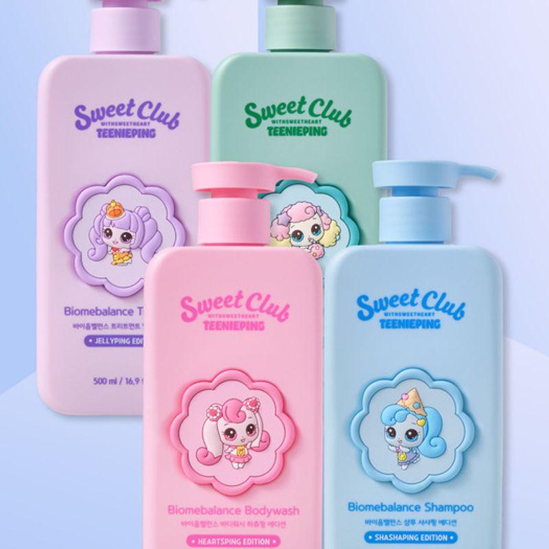 Catch Teeny Ping Season 4 Kids Hair & Body 4-piece selection (Hachuping Body Wash/Malangping Treatment, etc.) Shampoo Shashaping Edition X4