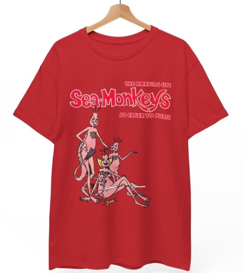 The Amazing Live Sea-Monkeys T-Shirt Stanley Desantis 90s TV Show Unisex Tee