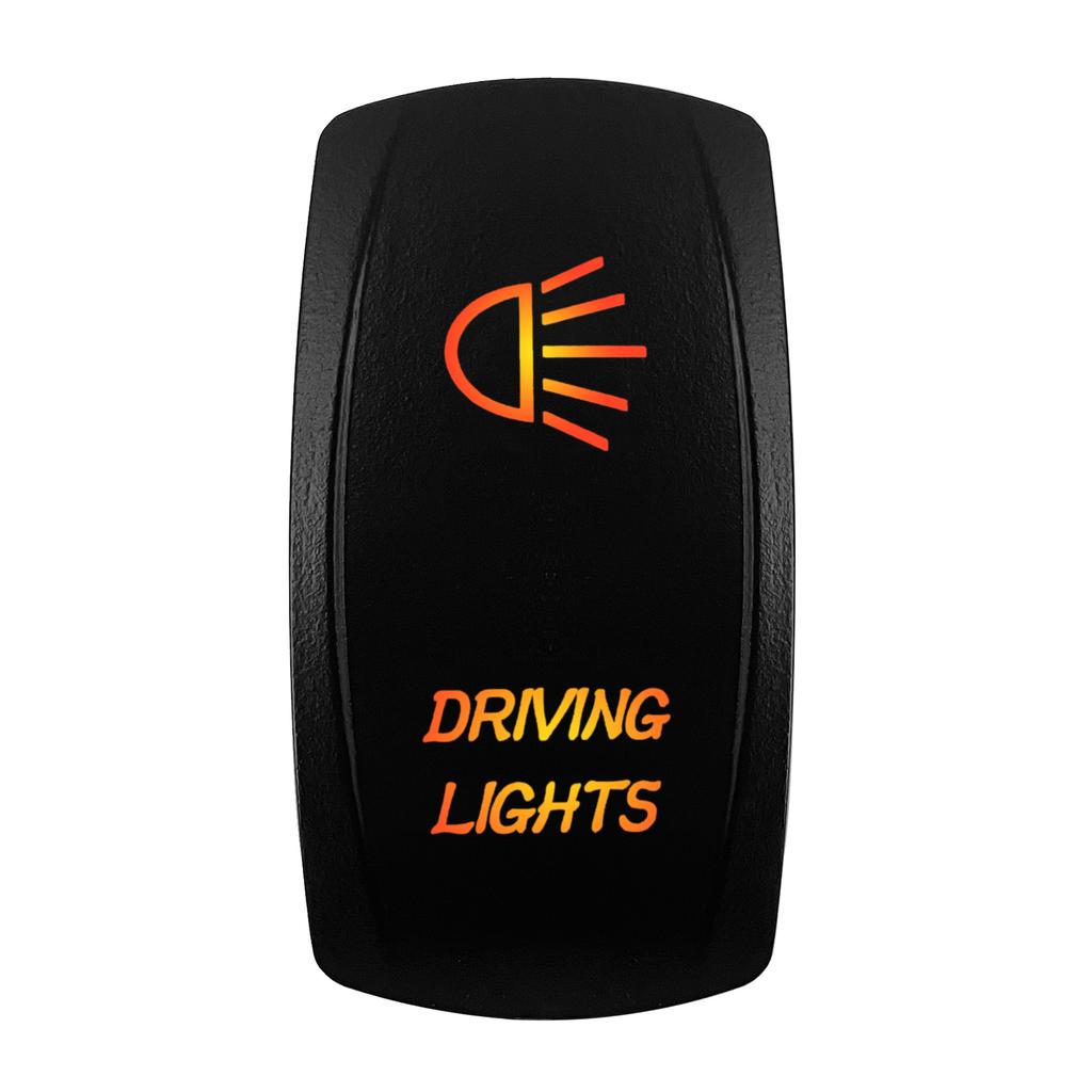 Comutator Basculant cu LED Portocaliu/Chihlimbar Bară Luminoasă LED Lumini Spot 5P/7Pini Pornit Oprit Pornit Pentru Mașină Barcă Camion PV Stil ARB Piese Auto Camper Comutatoare Baterie5