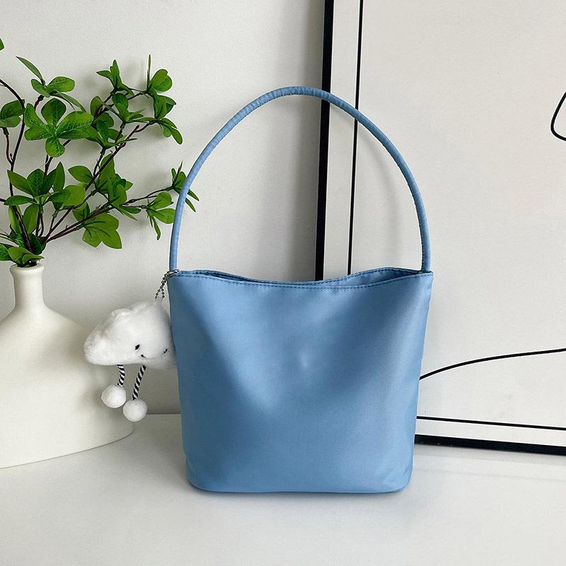 Women'S High Capacity Handbag Underarm Handbag Shoulder Bag Waterproof Embroidered Letters Underarm Bag Tote Bags