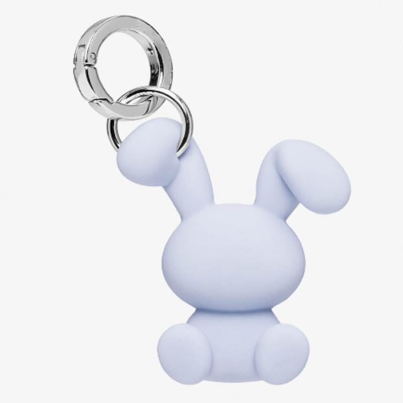 Süßer Herz-Hase Schlüsselanhänger Taschenanhänger Handgewebtes Accessoire