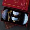 Exquisite And Beautiful Bone China Coffee Cup Set High-End Birthday Gift Light Luxury And High-Value Housewarming Gift Gift Box.
