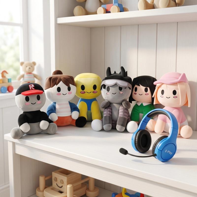 8 Inch Plush Stuffed Doll - Cute Soft Toy Lovely Figure Ideal Holiday Gift For Children