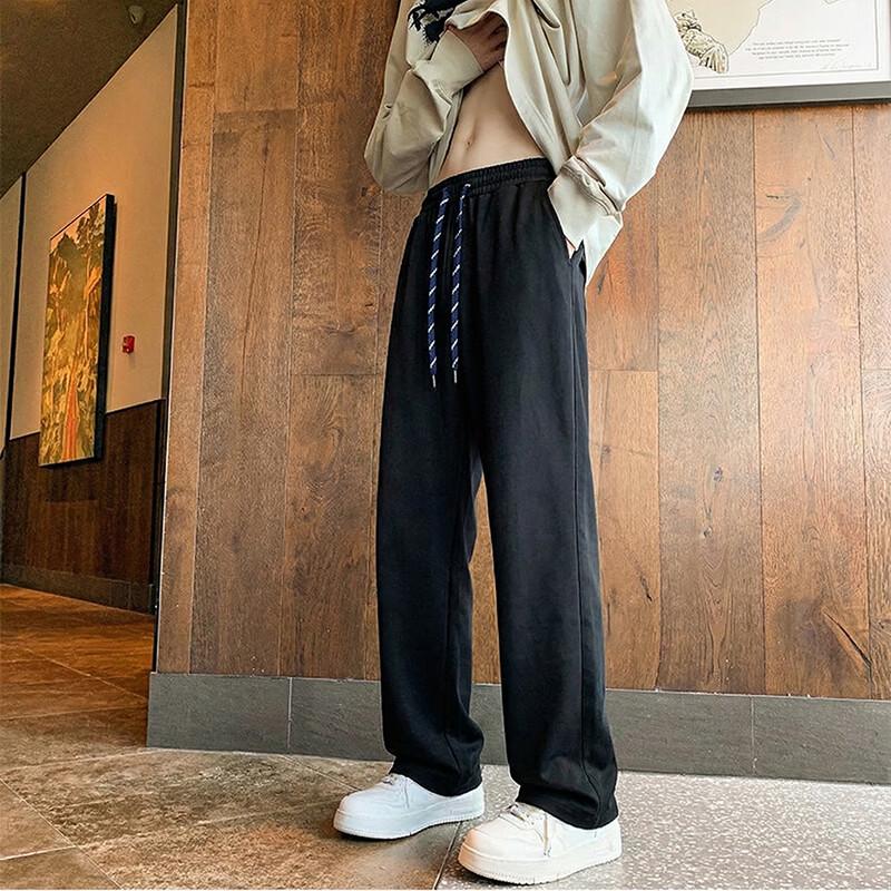 PLAYBOY Men's Loose Straight Leg Cargo Pants
