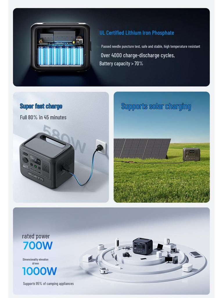 Platinum Land Emperor AC50B 220V High-Power Portable Lithium Iron Phosphate Outdoor Battery