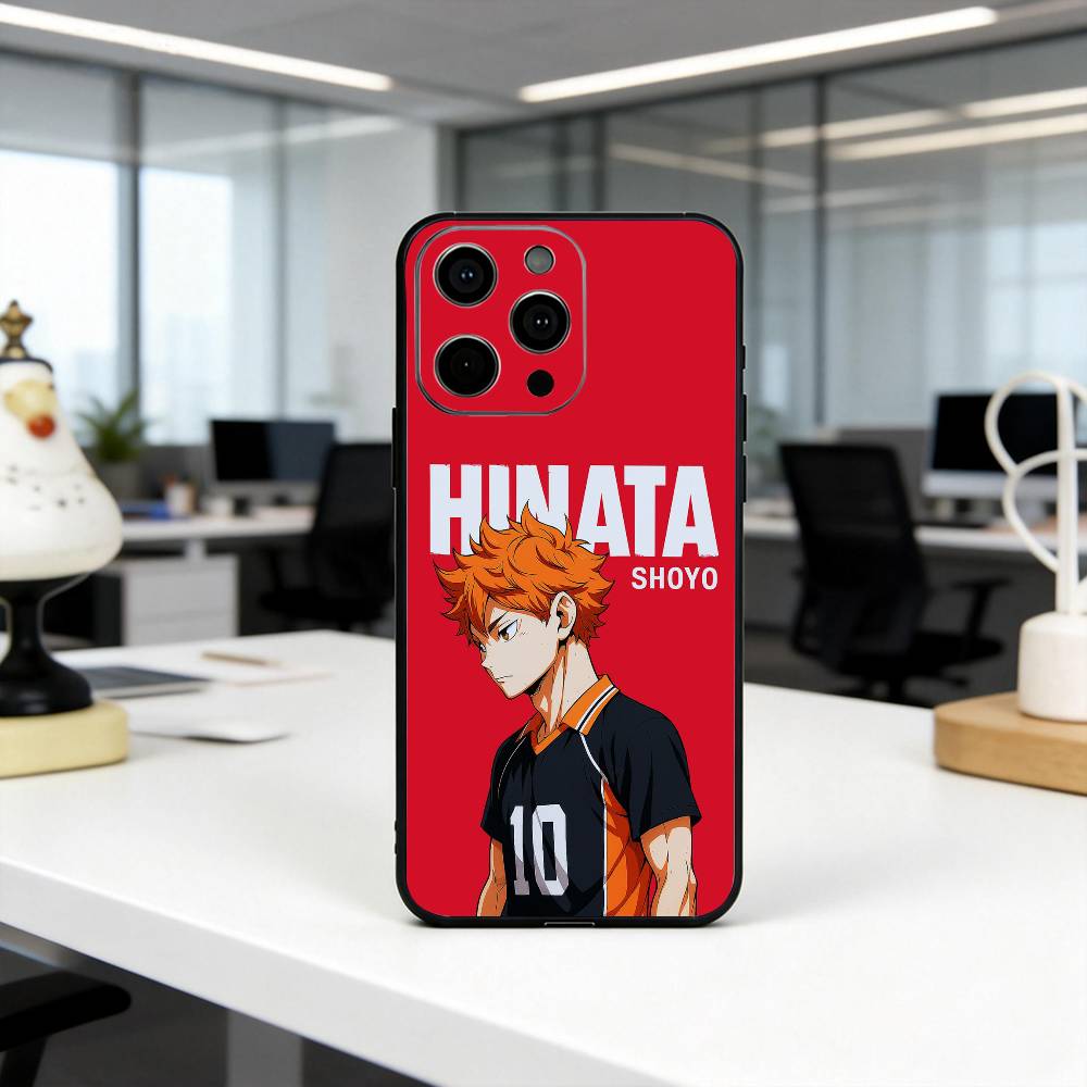S-Shoyo H-Hinata JUNGE H-Haik-yu Handyhülle Silikon Weich Für IPhone 17 16 15 14 13 12 11 X XR Plus Pro Max Plus