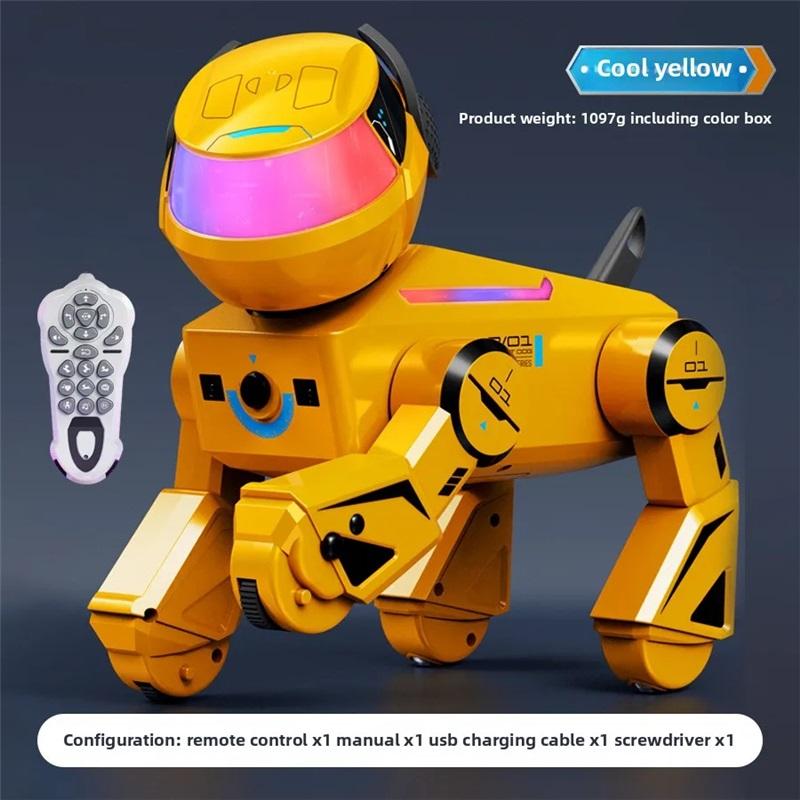 Cool Stuff Toy Car Funny Gift-Kawaii AI Intelligent Rc Robot Dog,Bluetooth Speaker Cyber Robot,remote Control Car,Toys For Boys
