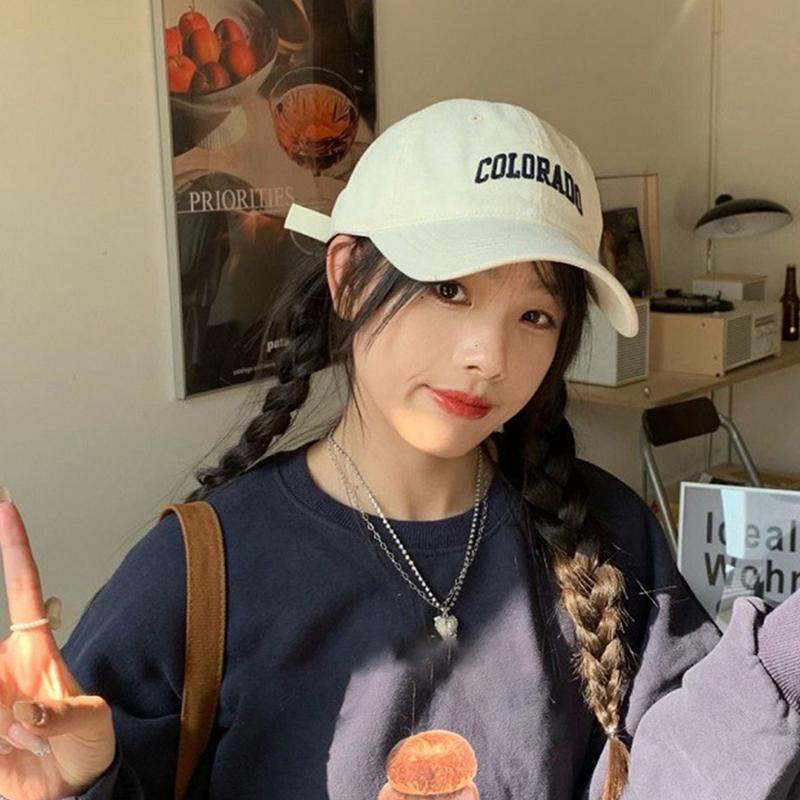 Letter Embroidery Baseball Caps Spring Summer Men Women Adjustable Casual Hat Hip Hop Streetwear Sun Hats