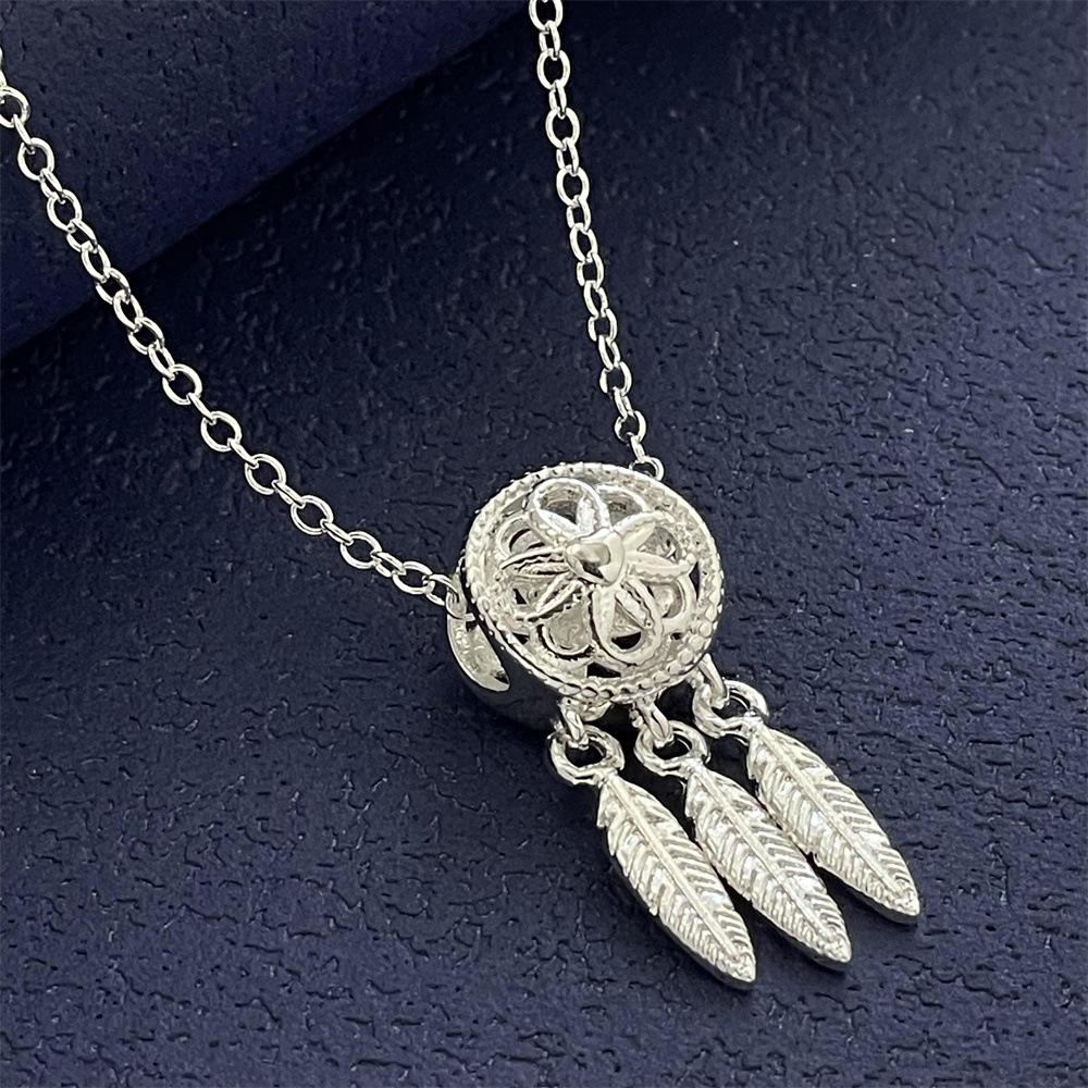 2026 European and American Jewelry Plated 925 Silver 46CM Pu Mengwang Pendant Necklace