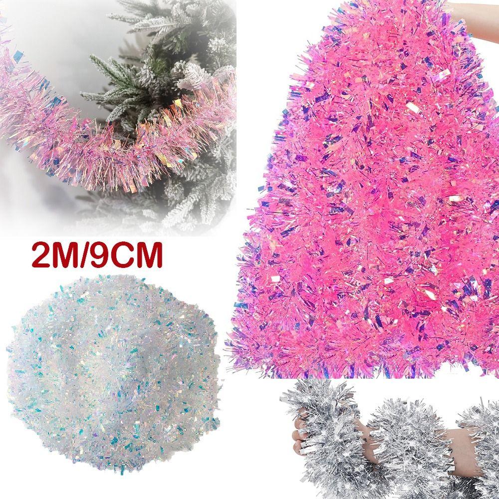 DIY Christmas Decorations Strip 2M/9CM Xmas Tree Decoration Ribbon  for New Year