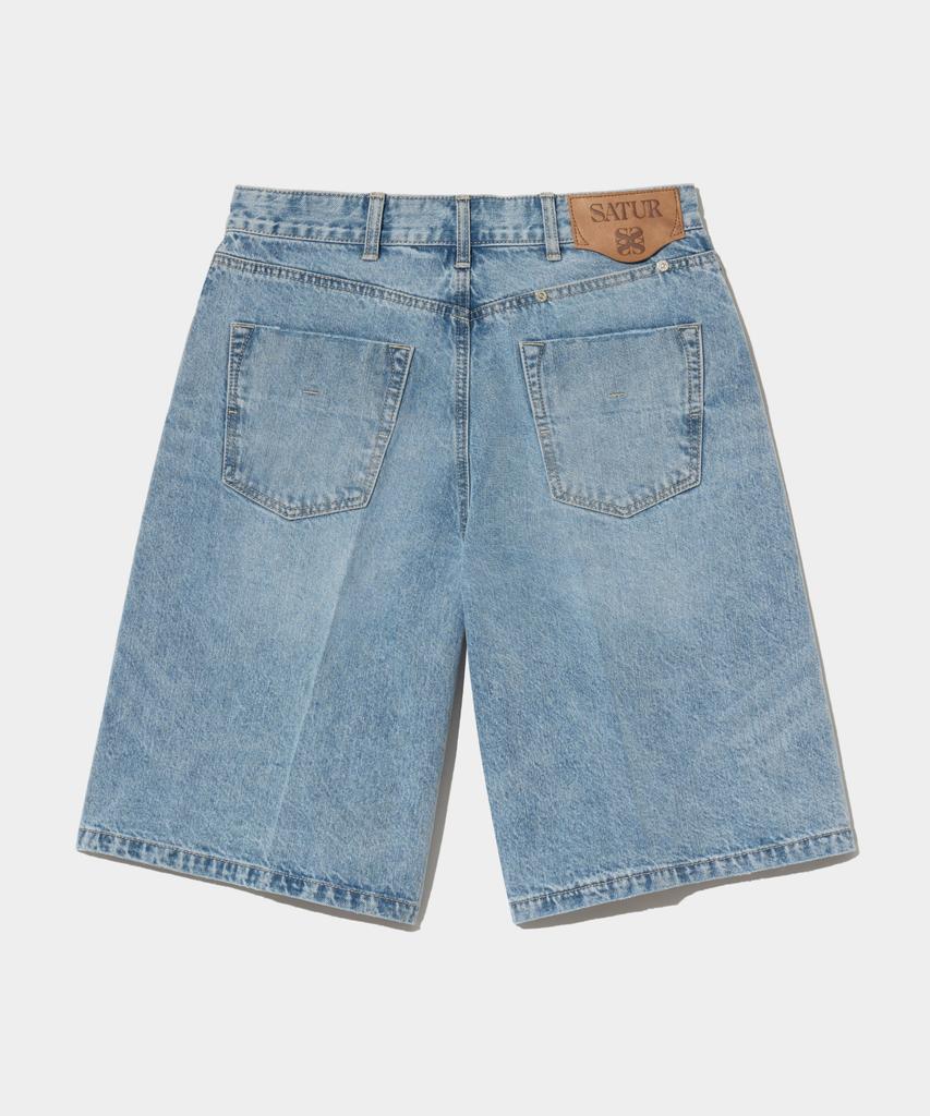 Seteo (W) Nerja Denim Bermuda Pants Union Light Blue