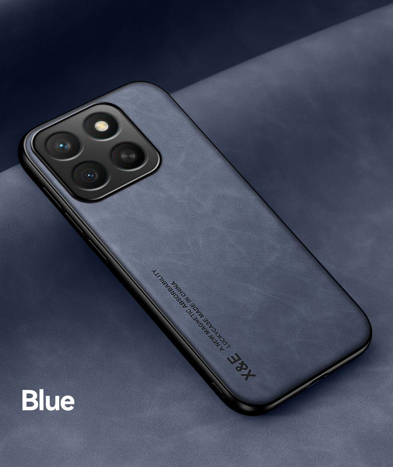 Funda de Cuero de Moda para Honor 400 Smart X7D 400 Pro Lite Funda Ultra Fina Cubierta de Protección Magnética para Coche para Honor X7D Capa