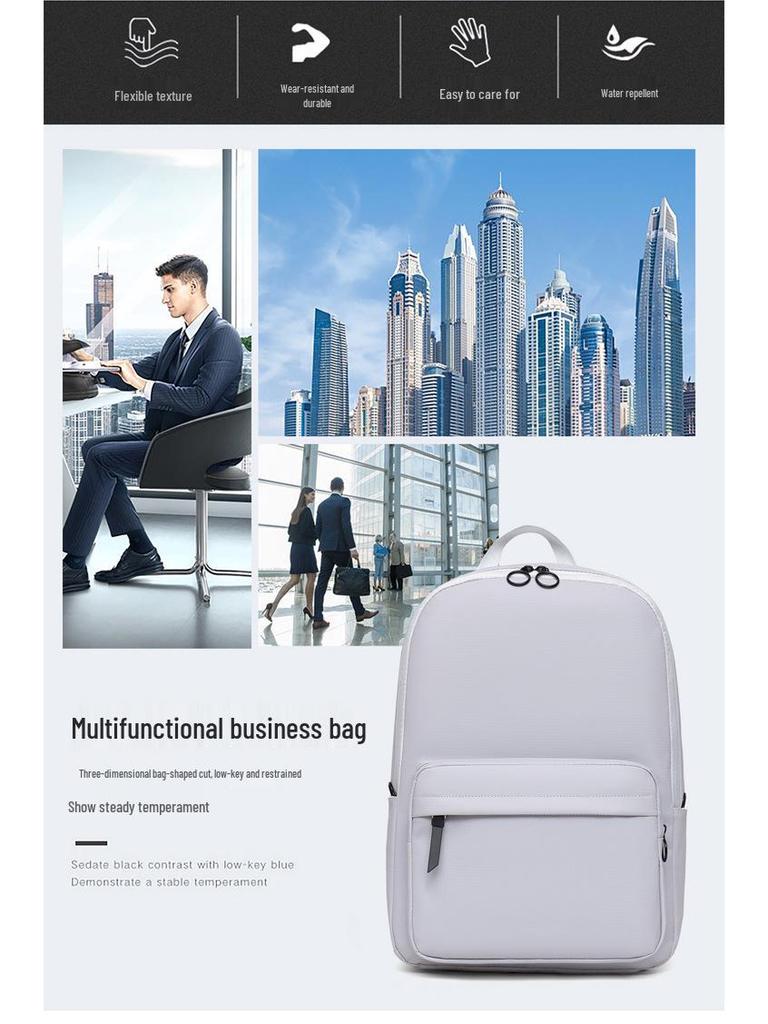 High-Value Waterproof Minimalist Backpack: Durable, Large-Capacity Computer Bag for College Students and Business Travel