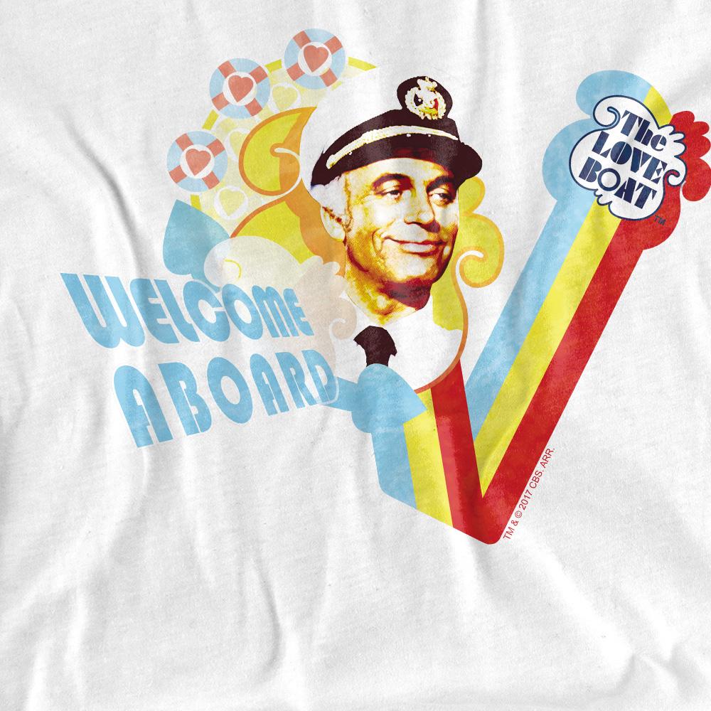 The Love Boat Unisex Adult Welcome Aboard T-Shirt