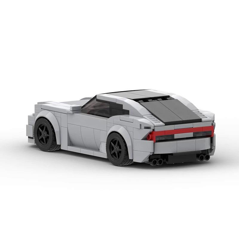 Sports Car Racing MOC Small Particle Assembled Puzzle Building Blocks Car Model Set 8 Grid Car Series Gift