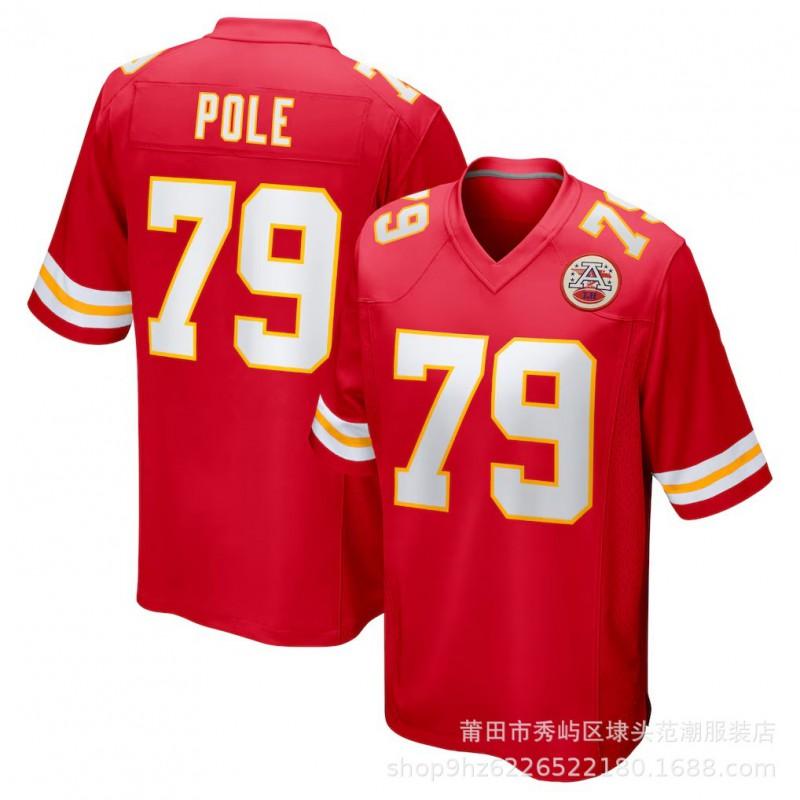 Kansas City Chiefs Football Jersey 15 Mahomes 87 Kelce Embroidered Sports Team Uniform