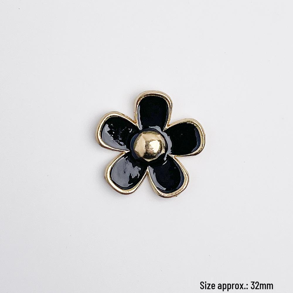 Decor Floare Sabot Aliaj Retro Stras - Catarame DIY High-End