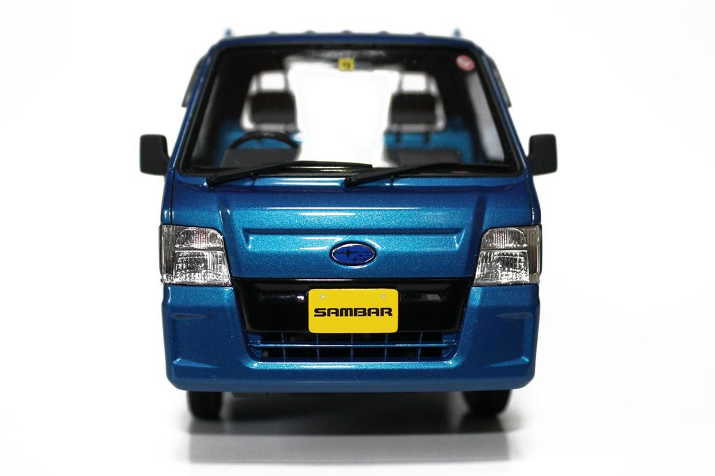 Aoshima 1/24 The Best Car GT Series No. 22 Subaru 11 Sambar Truck WR Blue Limited Plastic Model