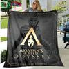 Manta 3D de Juegos de Moda A-Assassin’s Creed, Manta de Franela para Cama Sofá Picnic Oficina Senderismo Ocio Siesta Regalo de Cumpleaños