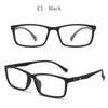2PCS Color Changing Anti Blue Light Glasses Square Sunglasses Women Men Business Sun Glasses Driving Male Female Glasses