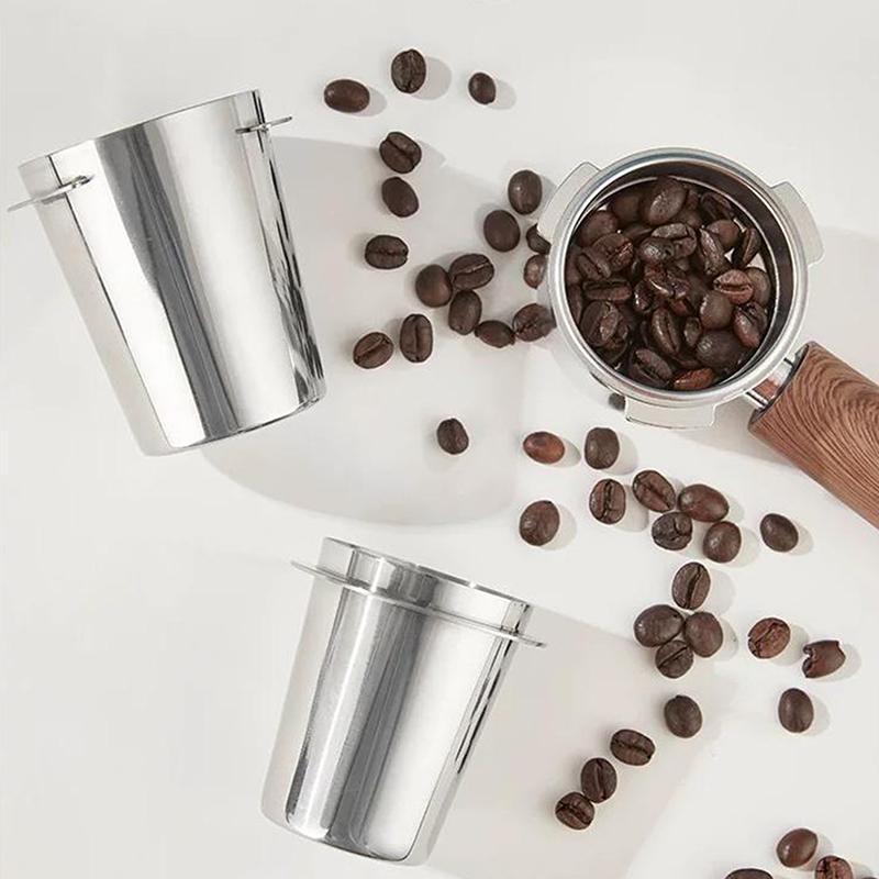 Koffiedoseerbeker 51/53/58 Mm Roestvrij Staal Koffiedoseerbeker Poederdispenser Onderdeel Voor Espressomachine Koffiezetapparaat Accessoires