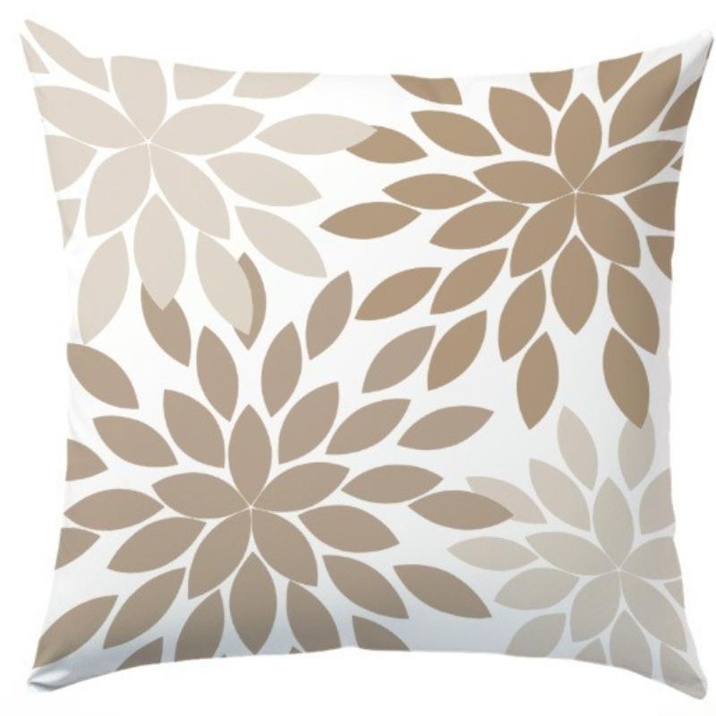 Bohemian Geometric Pattern Pillowcases Soft Polyester Cushion Covers With Hidden Zipper For Sofa Living Room Bedroom Home Decor