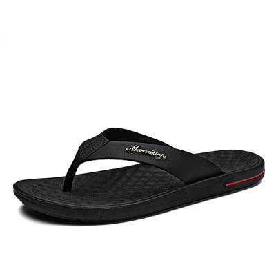 Fashion Black Flip Flops for Men Summer Beach Flip Flops Men Casual Breathable Thicken Beach Men Slippers Outdoor Slie Zapatillas Hombre