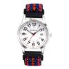 Braided Analog 24 Hour Date Display Adjustable Fashion Watch Boyfriend Gift Men's Wristwatch, Band, Elastic, Waterproof Display, Calendar, Window,