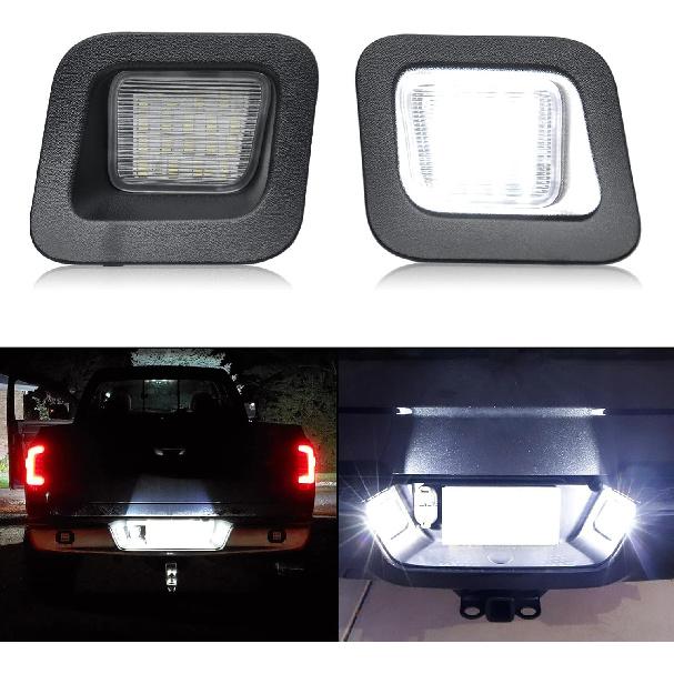 

LED License Plate Light Tag Lights Compatible with 2003-2018 RAM 1500 2500 3500 Pickup Truck,Clear Lens Red LEDs,Rear Tag Lamp Replacement,2 PCS B1,For 2003-2018 Ram 1500