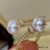 Fashionable Twist Double Bead Adjustable Ring