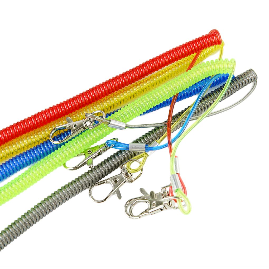 Shitte Belt with Rope Fishing Rod Spiral Cord Wire 290cm