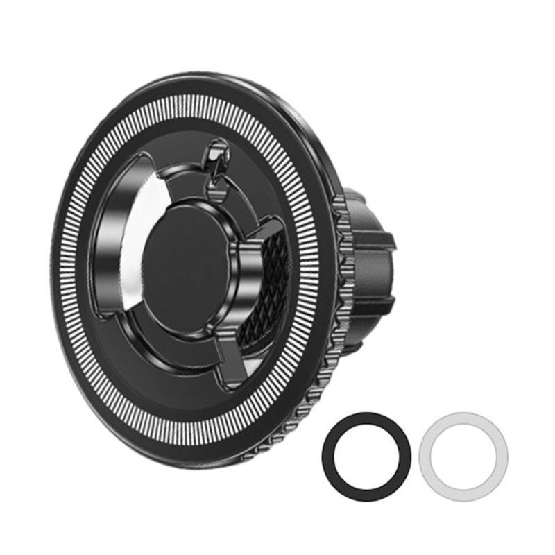 

Strong Metal Magnetic Phone Tripod Mount Holder Works On 1/4 Thread And Cold Shoe Linkage For Camera Support чорний