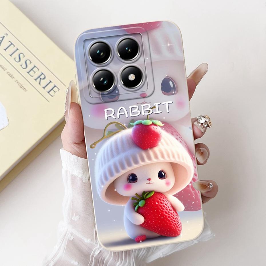 Cute Cartoon Phone Case For Xiaomi 14T Pro Soft Silicone Shockproof Cover For Xiaomi 14T 14 T Pro 5G Cases Bumpers