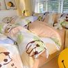 Cartoon Car Duvet Cover 100Cotton Material Cute Animal Dinosaur Bedding Collection For Boys Girls Teen 3 Piece Soft Reversible Comforter Cover